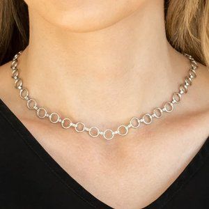 Jewelry Junky Silver Choker Insta Connection